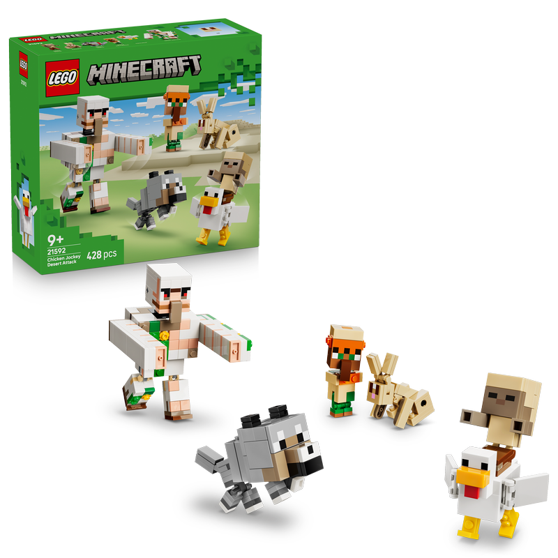 Lego Minecraft Chicken Jockey Desert Attack 21592