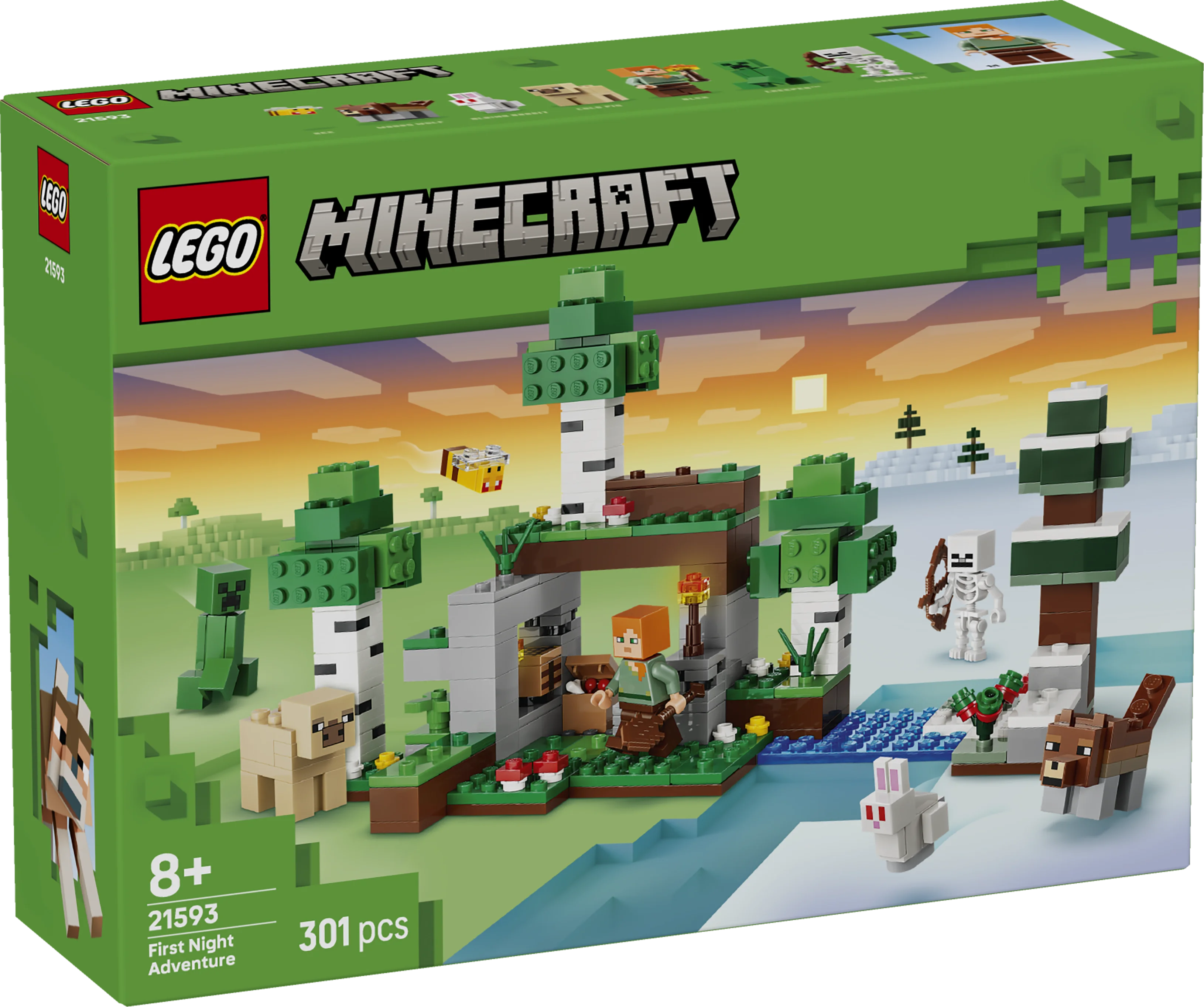 Lego Minecraft First Night Adventure Toy 21593