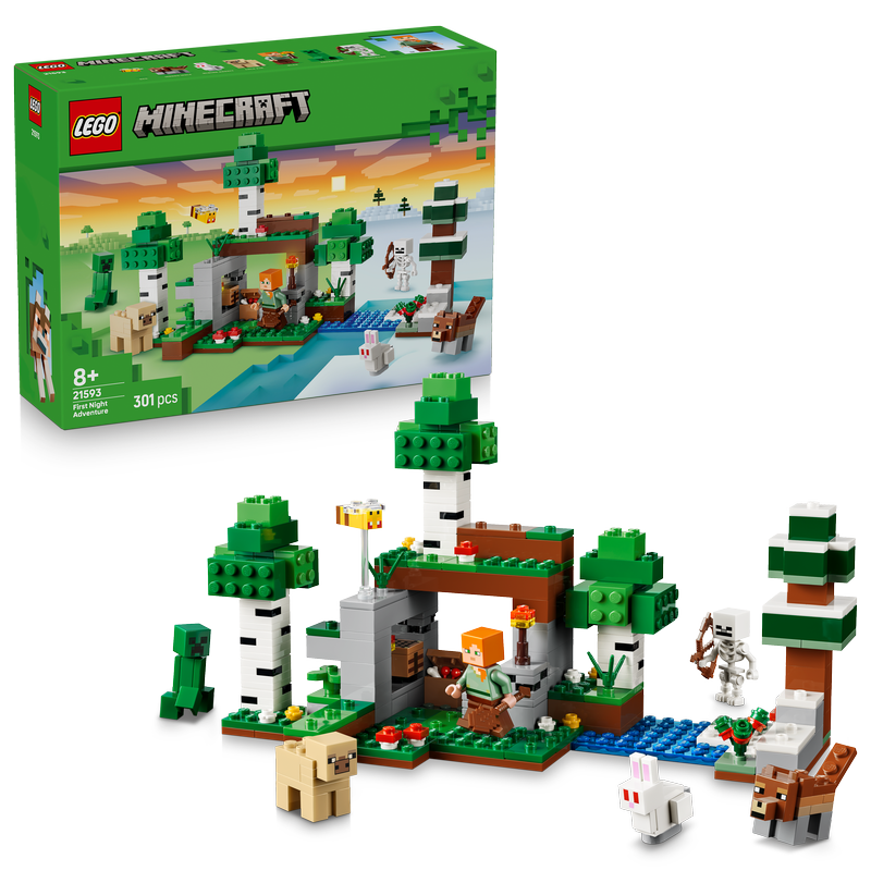 Lego Minecraft First Night Adventure Toy 21593