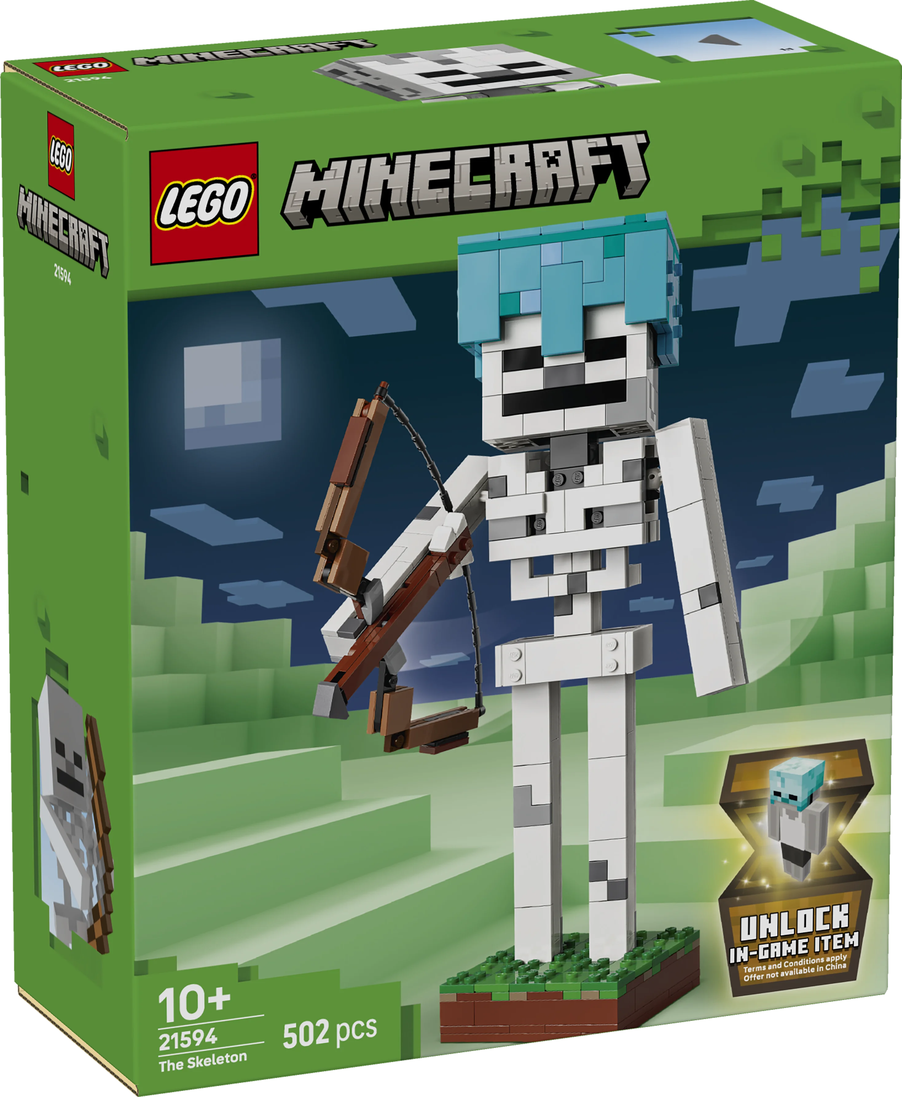 Lego Minecraft The Skeleton Figure Toy 21594