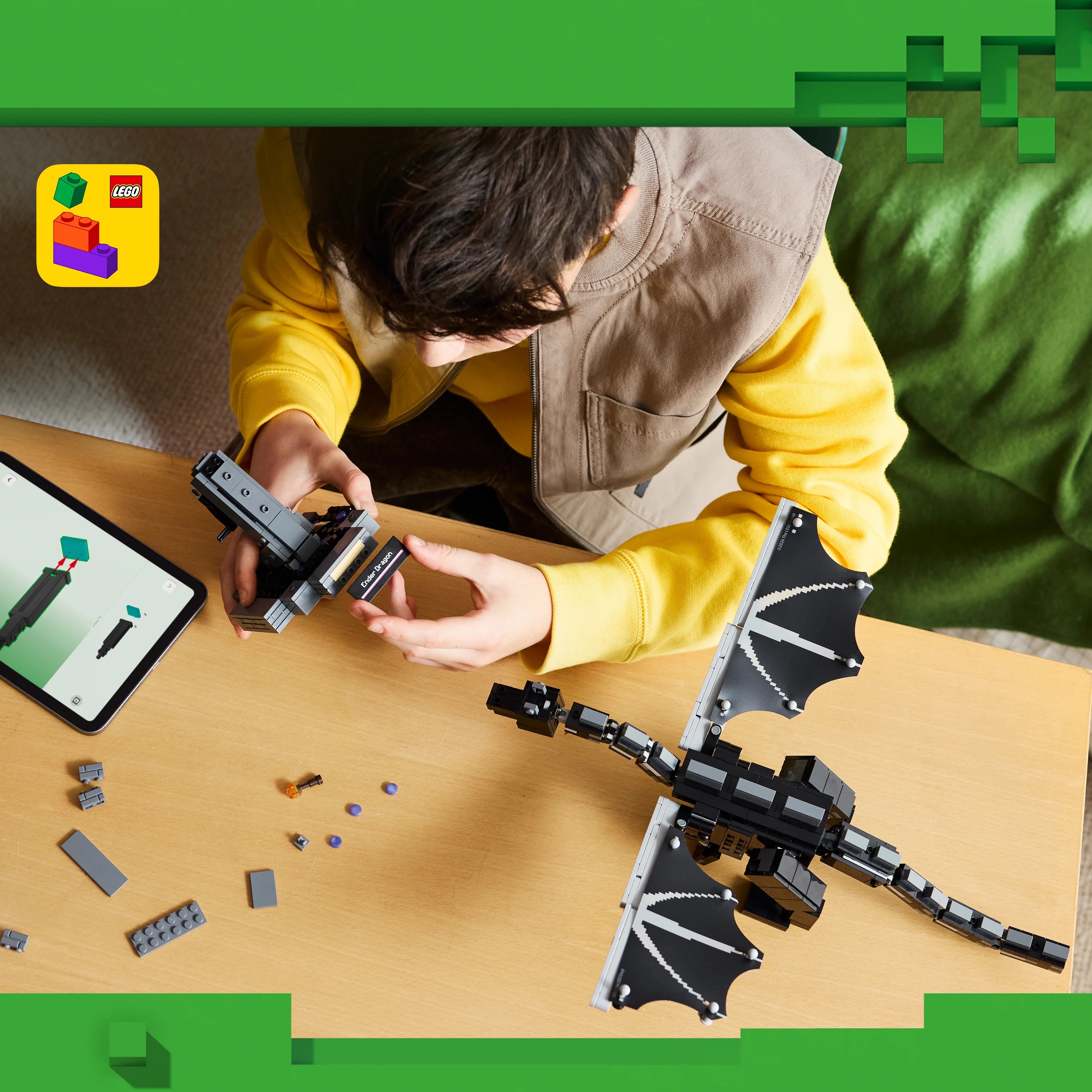Lego Minecraft The Ender Dragon Figure Toy 21595