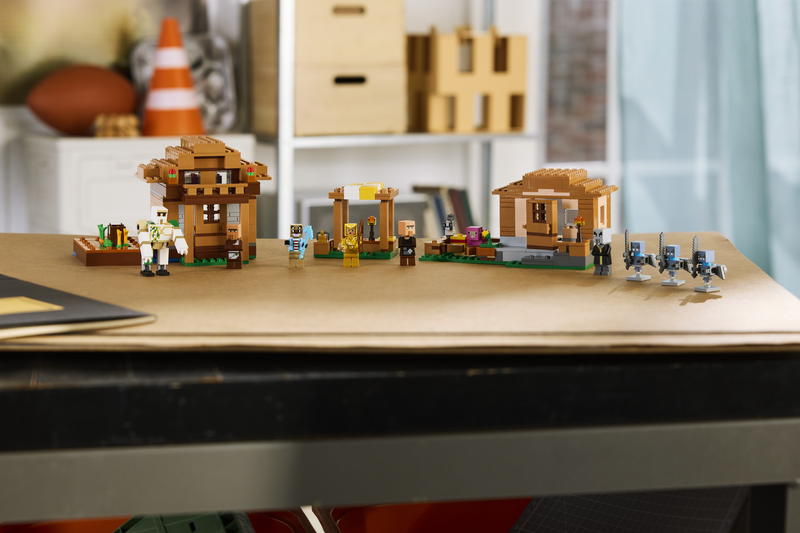 Lego Minecraft Evoker Village Attack Toy 21596