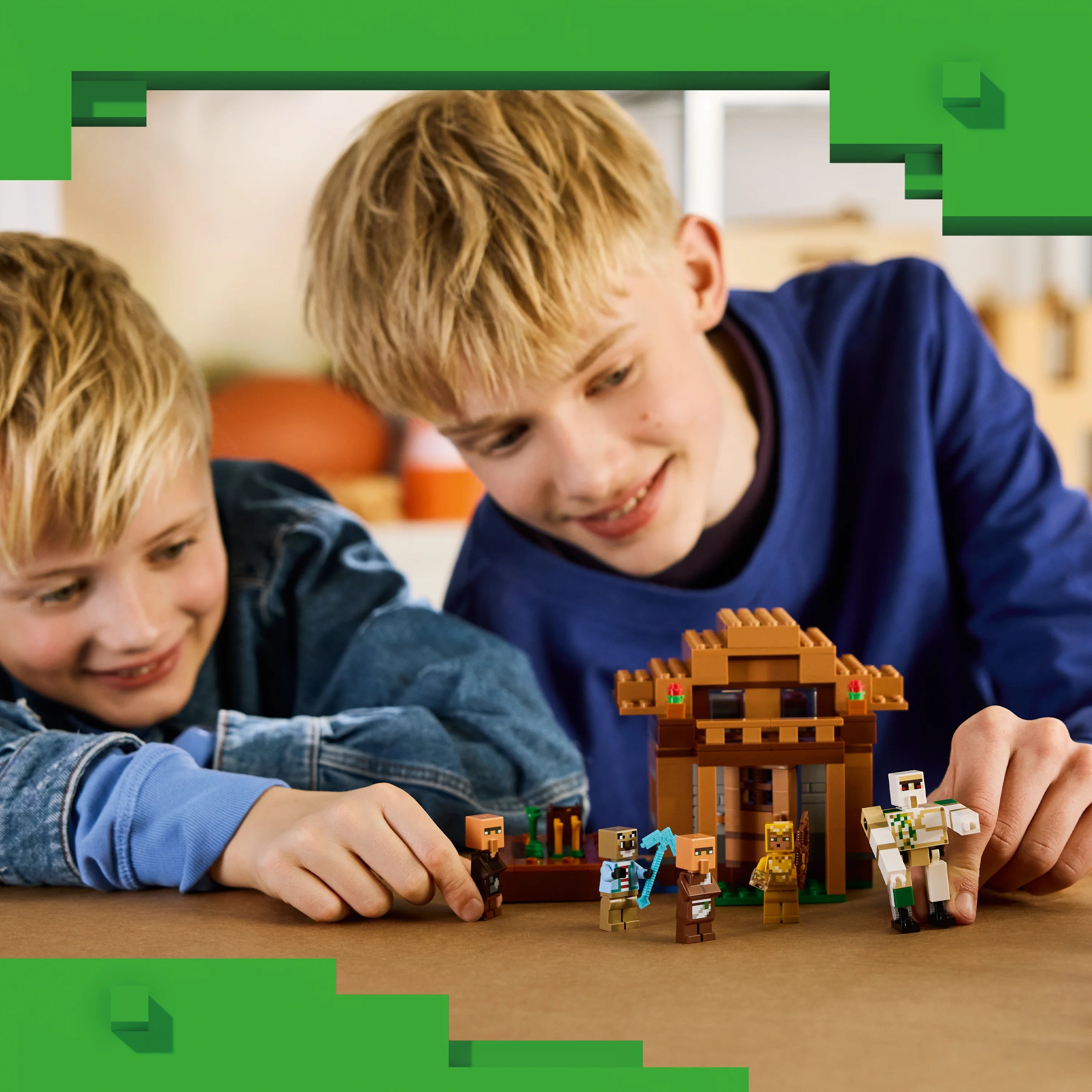 Lego Minecraft Evoker Village Attack Toy 21596