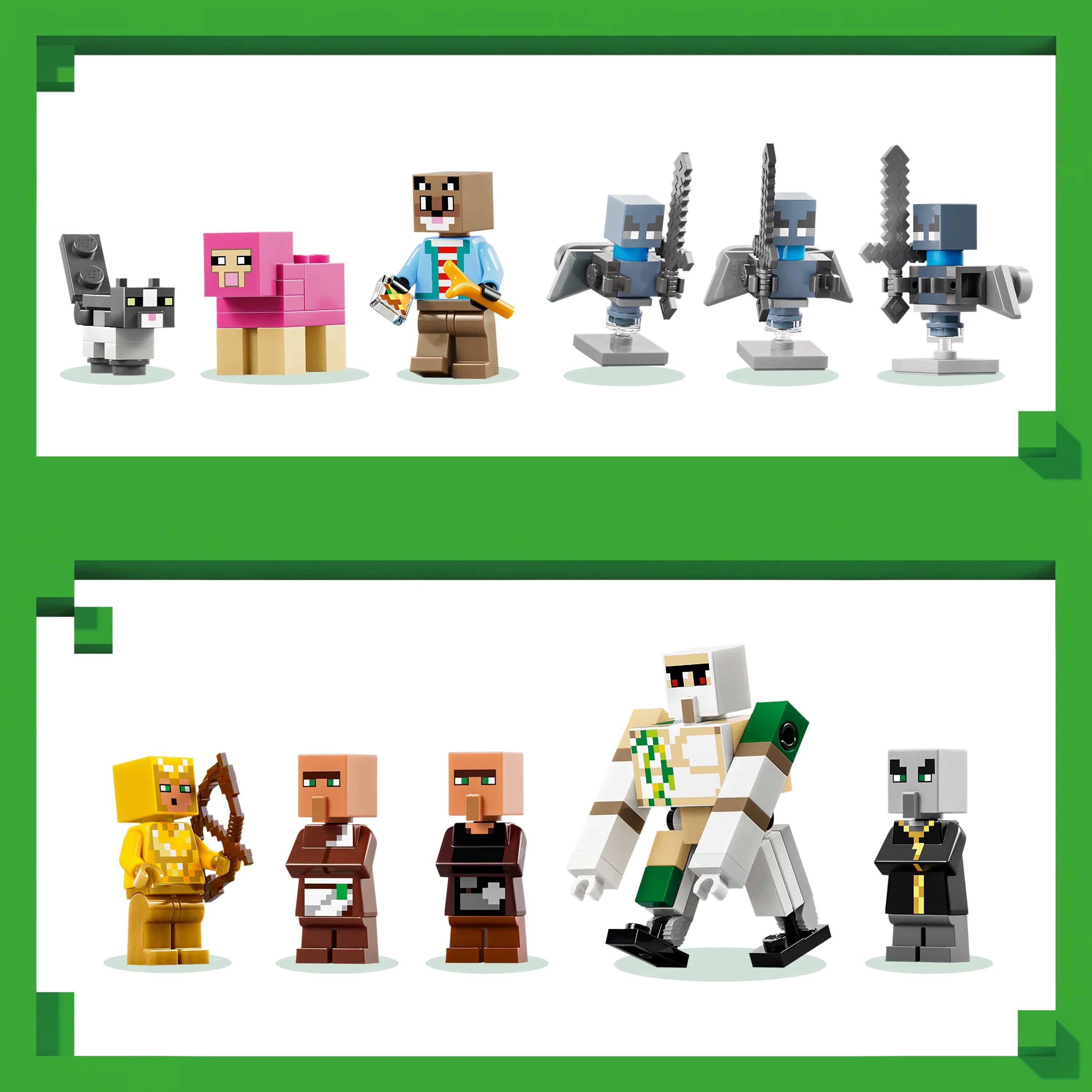 Lego Minecraft Evoker Village Attack Toy 21596