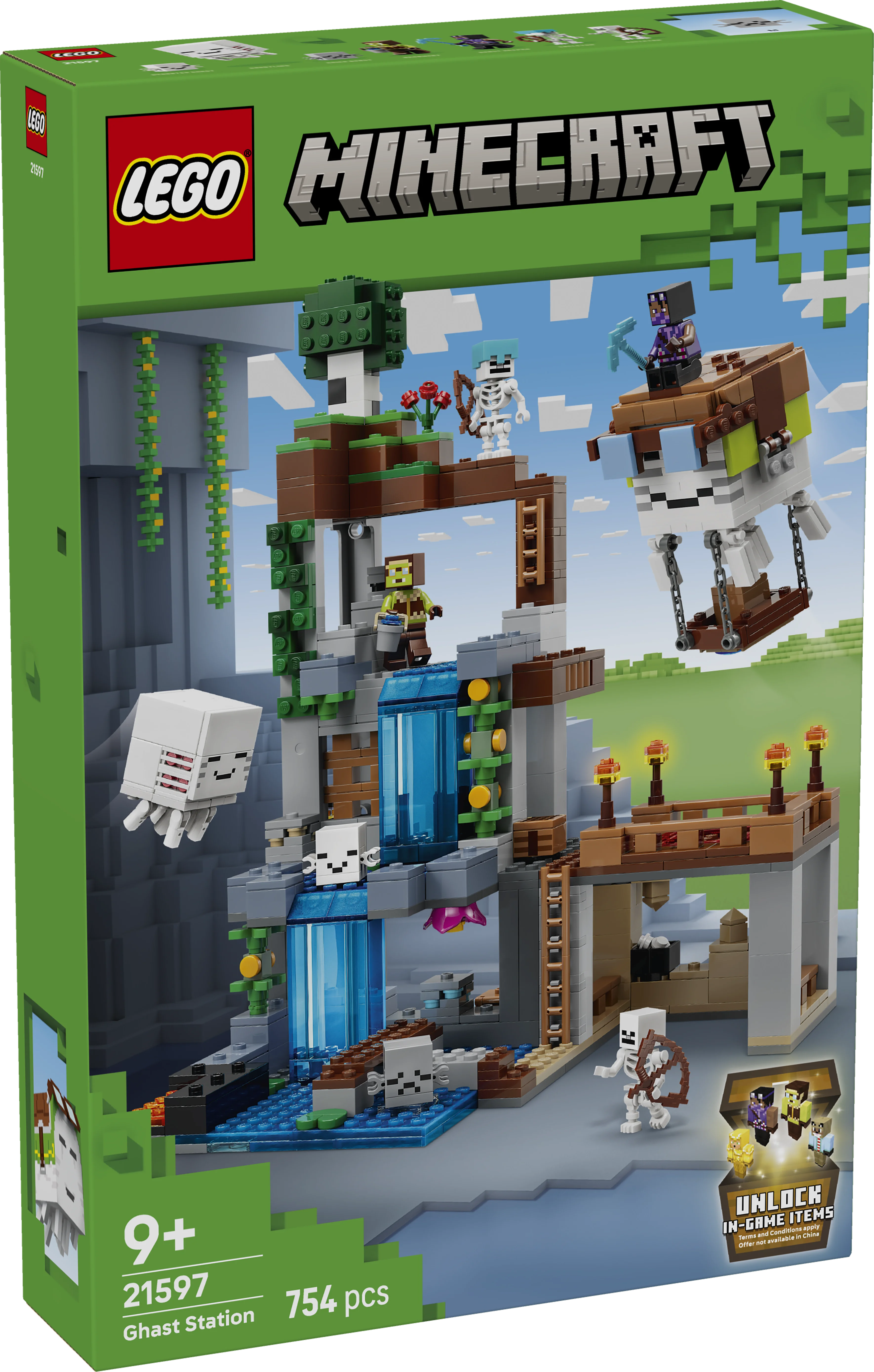 Lego Minecraft Ghast Station Building Toy 21597