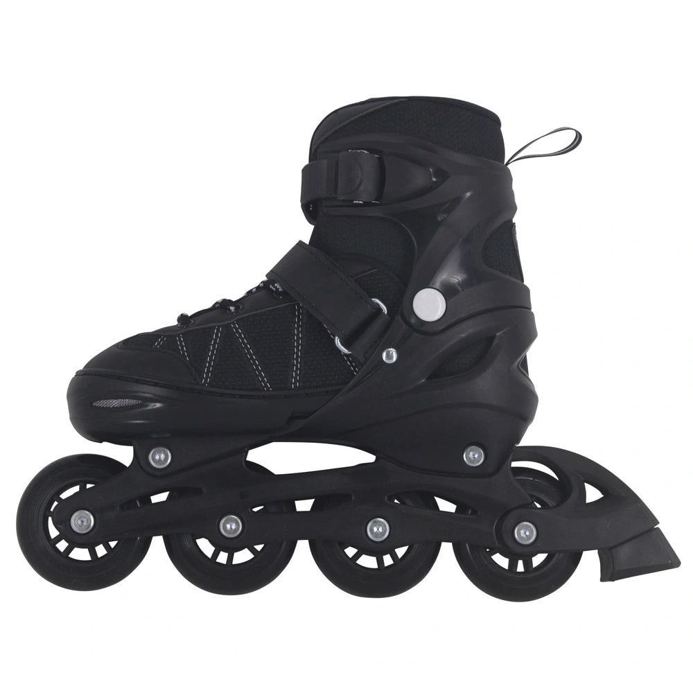 Adjustable Inline Skates Black Uk Size 5 – 7
