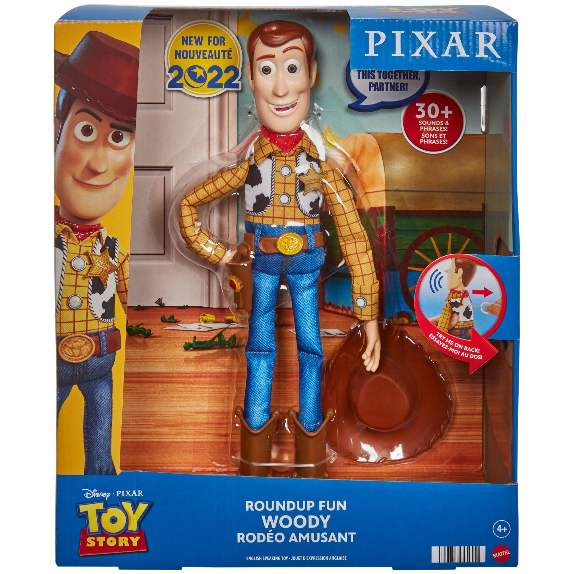 Disney And Pixar Toy Story Woody Talking Toy, 20 Phrases Of Roundup Fun