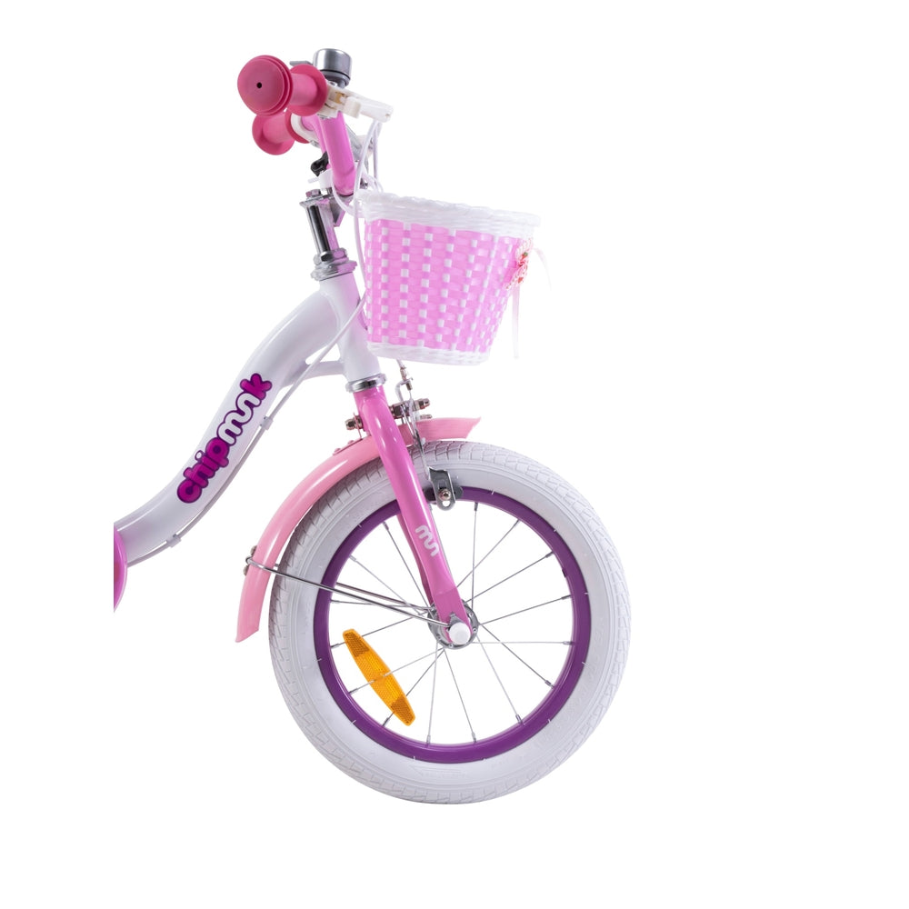 14 Inch Chipmunk Lollipop Bike White/Pink
