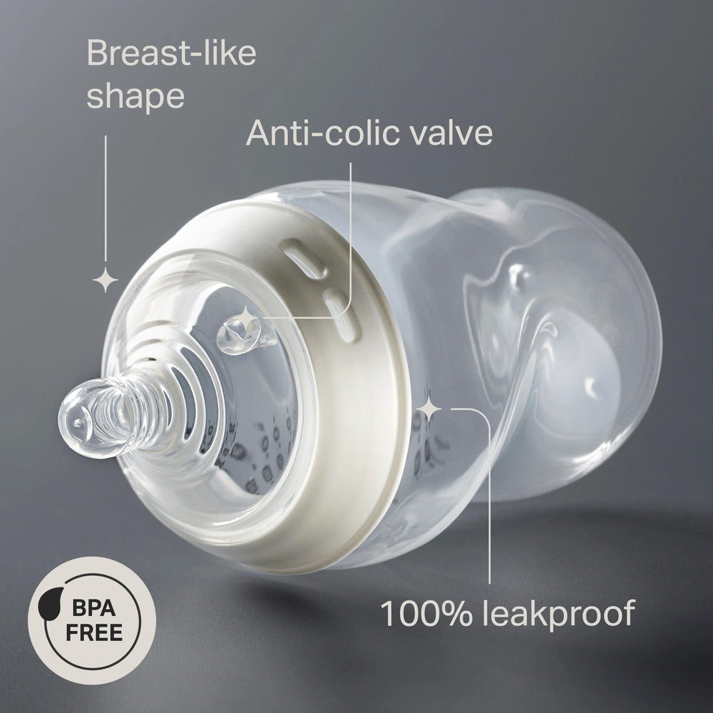 Tommee Tippee Natural Start Self-Sterilising Anti-Colic Baby Bottles Newborn Starter Set 9 Piece