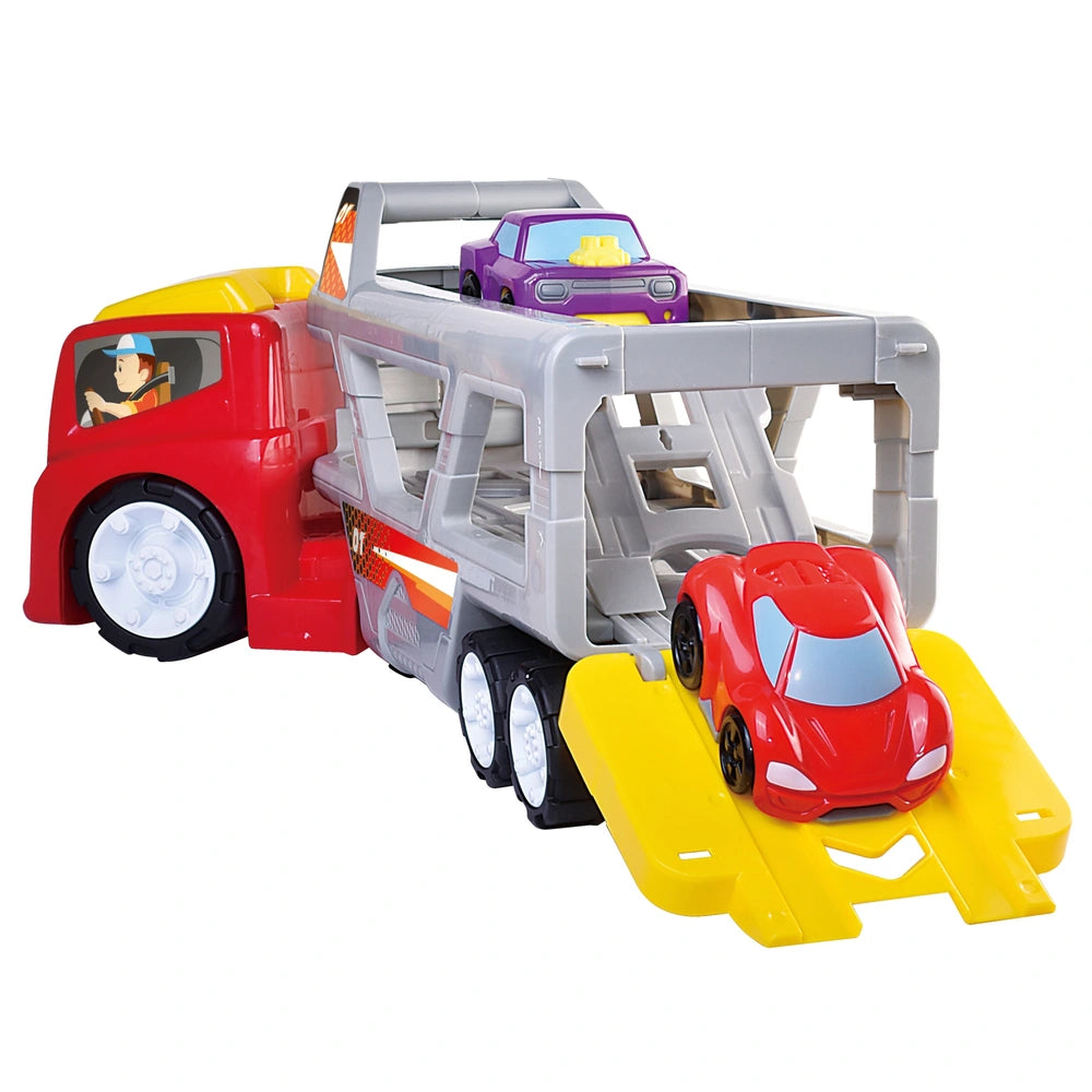 Big Steps Transporter Truck Super Car Playset