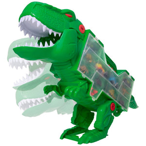 Teamsterz Beast Machines Playset T-Rex Transporter Carry Case With Vehicles And Dinosaur Figures