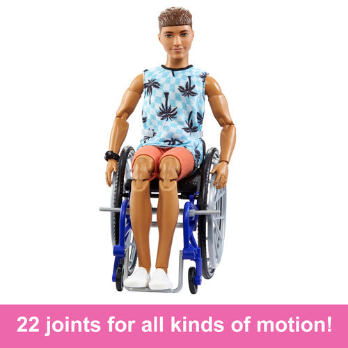 Ken Fashionistas Doll With Wheelchair