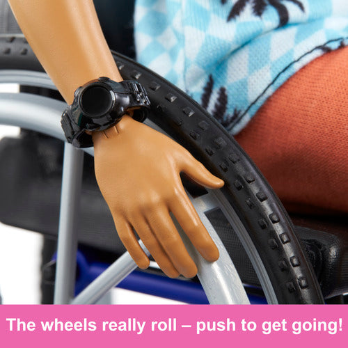 Ken Fashionistas Doll With Wheelchair