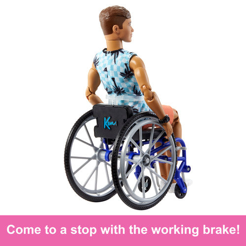 Ken Fashionistas Doll With Wheelchair