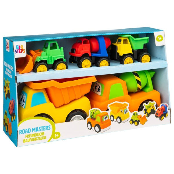 Big Steps Road Masters Vehicles 5-Pack
