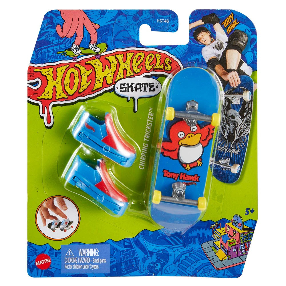 Hot Wheels Skate Tony Hawk Fingerboard & Skate Shoes Pack Assortment
