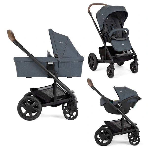 Joie Chrome Deluxe 3-In-1 Travel System & Car Seat- Moonlight