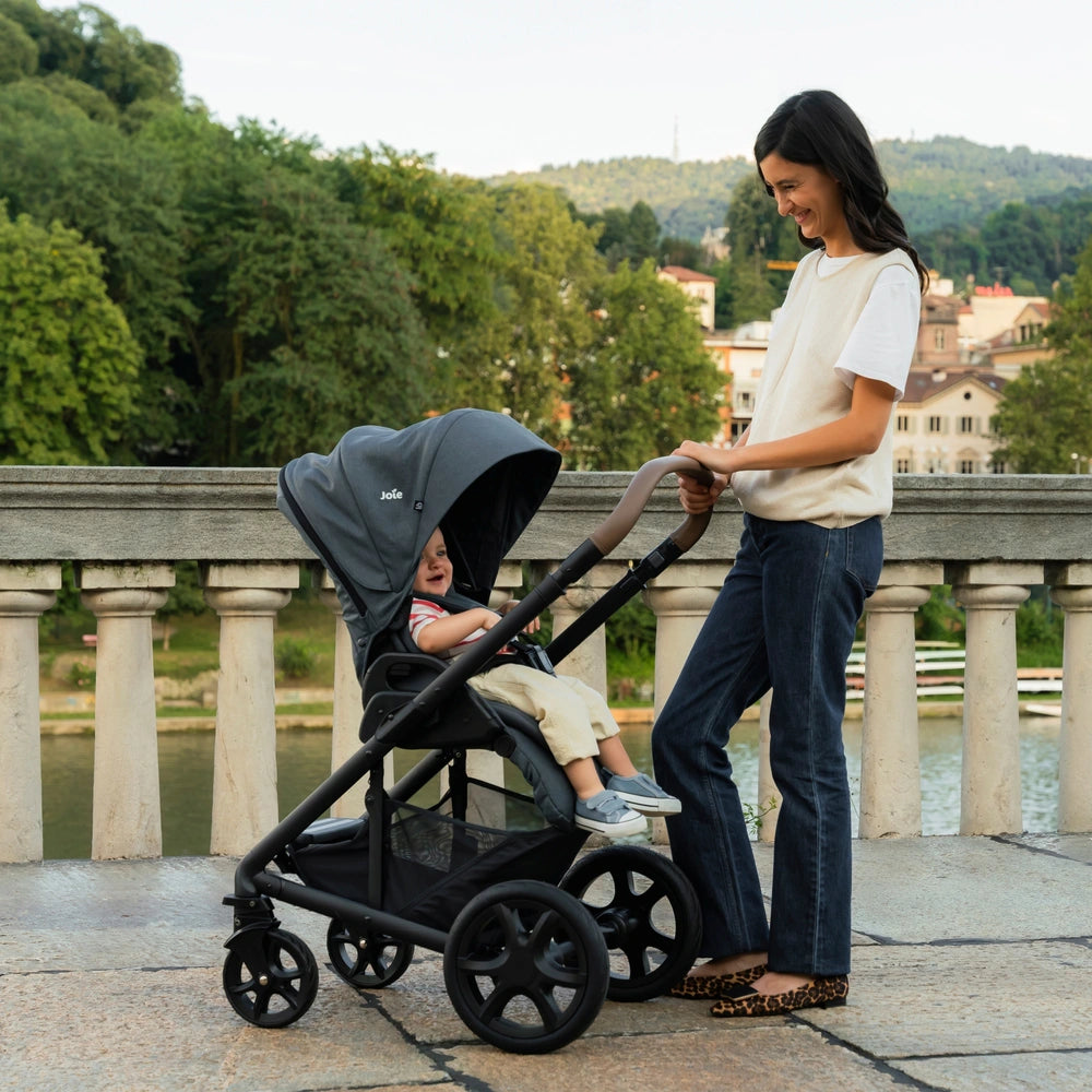 Joie Chrome Deluxe 3-In-1 Travel System & Car Seat- Moonlight