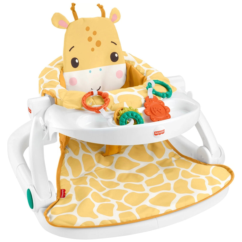 Fisher-Price Giraffe Sit-Me-Up Floor Seat With Tray
