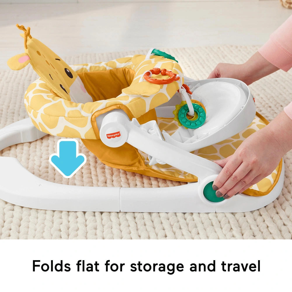 Fisher-Price Giraffe Sit-Me-Up Floor Seat With Tray