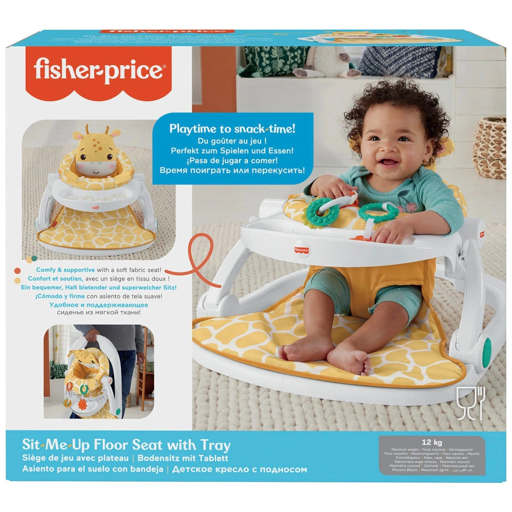 Fisher-Price Giraffe Sit-Me-Up Floor Seat With Tray