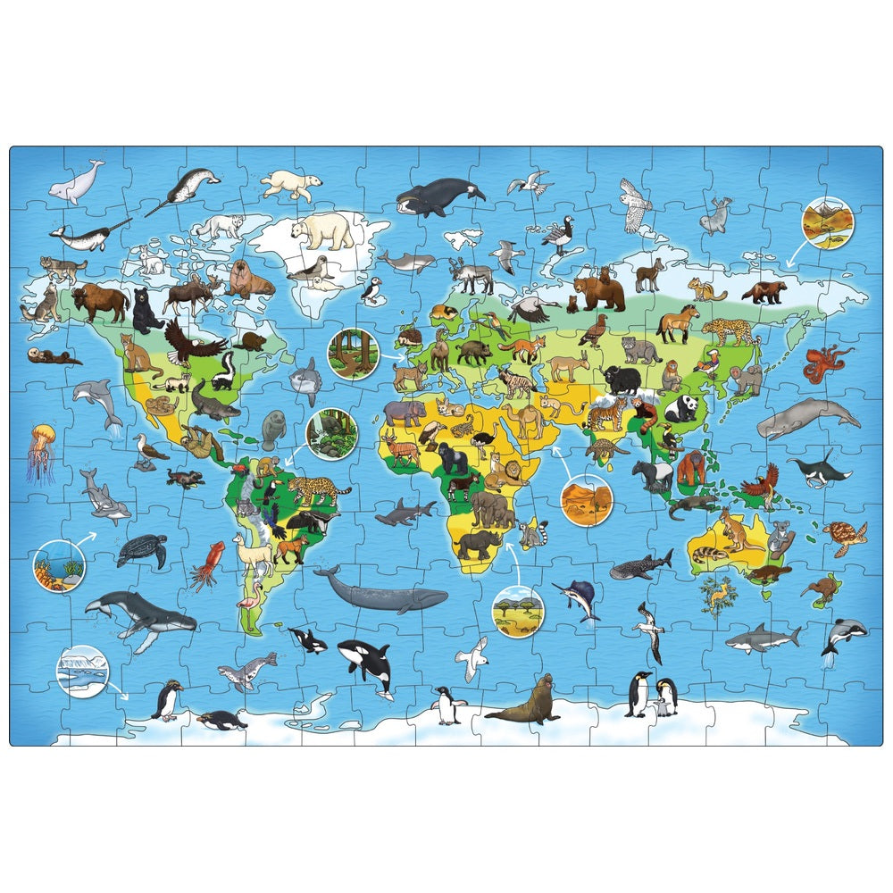 Orchard Toys Animal World 150 Piece Jigsaw Puzzle