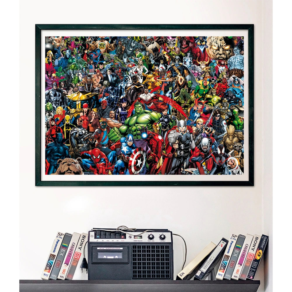 Clementoni Marvel Impossible Puzzle Jigsaw Puzzle 1000 Pieces