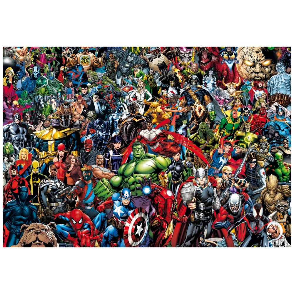 Clementoni Marvel Impossible Puzzle Jigsaw Puzzle 1000 Pieces