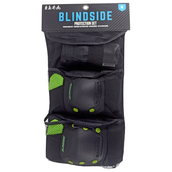 Blindside Protective Gear Pads Set M Green