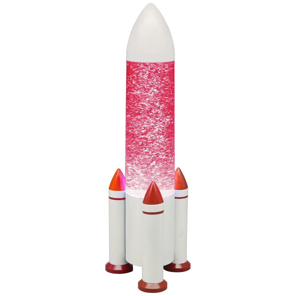 Rocket Glitter Lamp Usb Powered