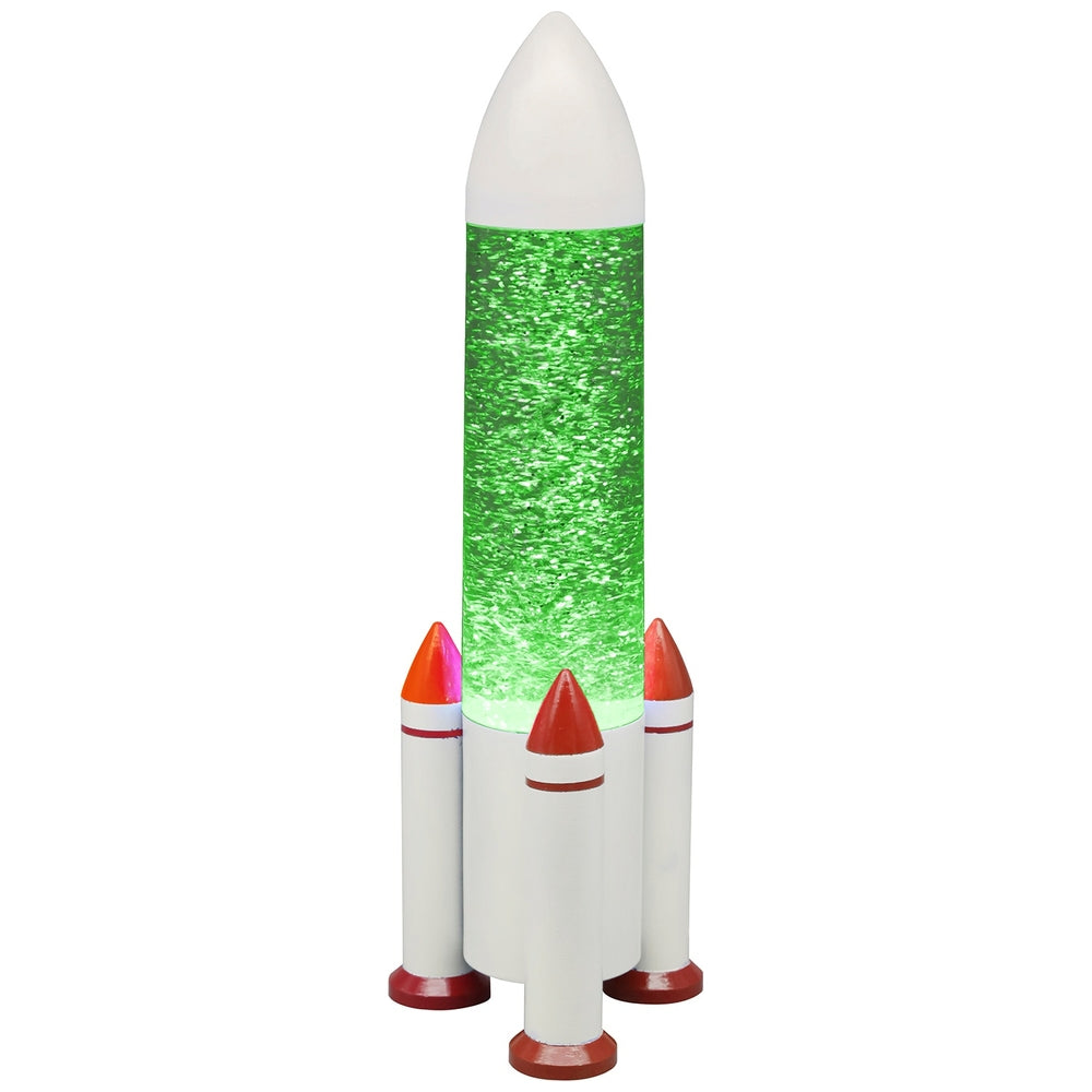 Rocket Glitter Lamp Usb Powered