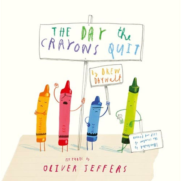 The Day The Crayons Quit Paperback Book By Oliver Jeffers