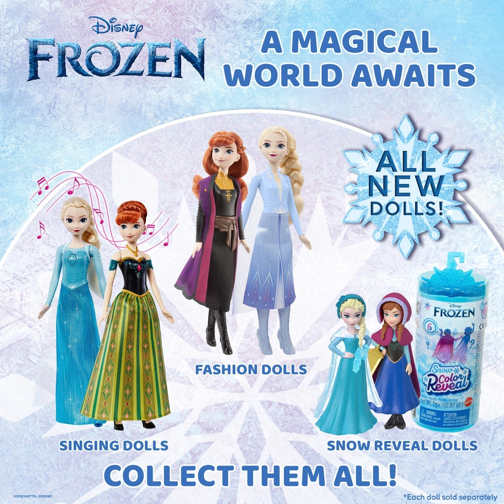 Disney Frozen Singing Anna Fashion Doll
