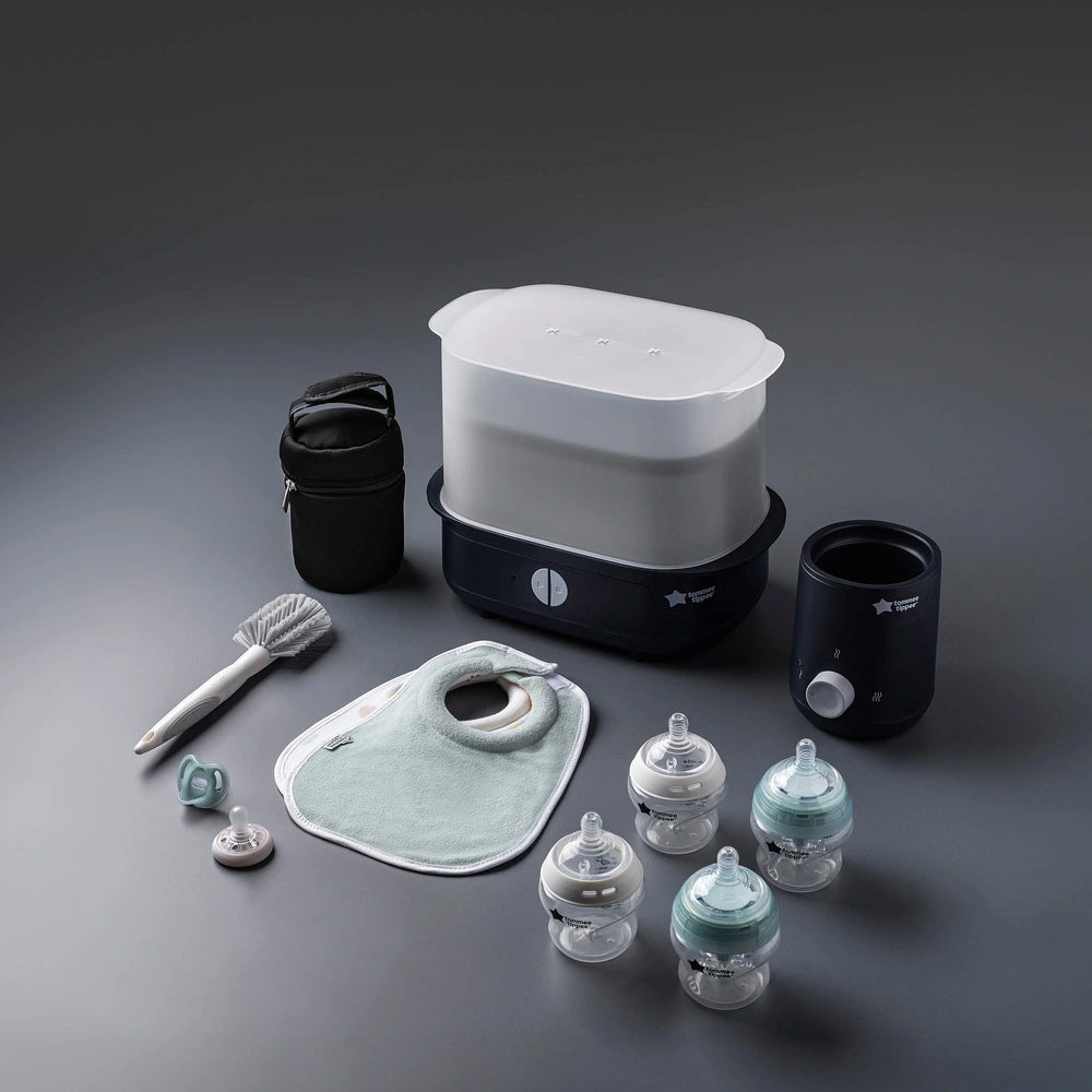 Tommee Tippee Closer To Nature Complete Feeding Set - Black