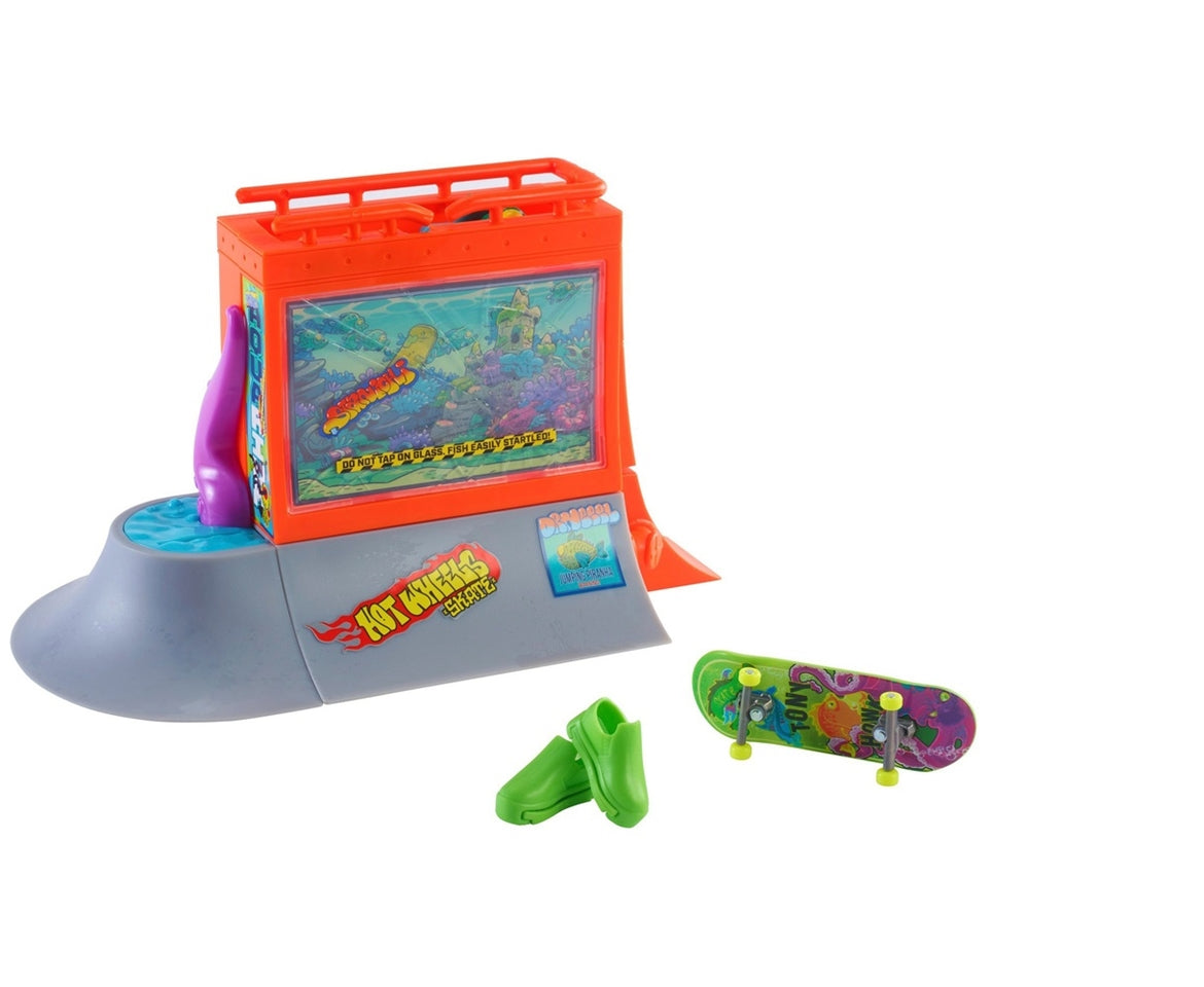 Hot Wheels Skate Aquarium Skatepark Set