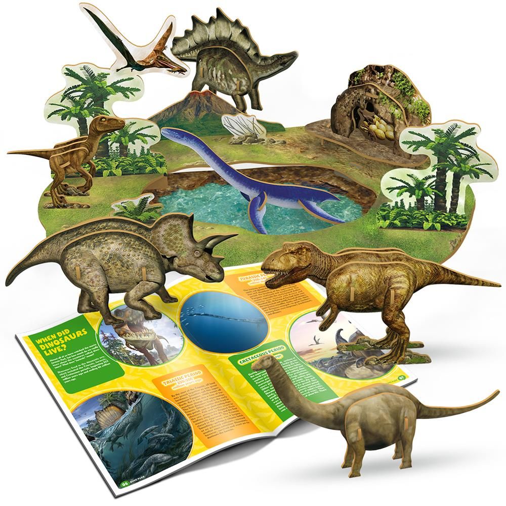 National Geographic Kids: 43 Piece Dinosaur Park 3D Puzzle