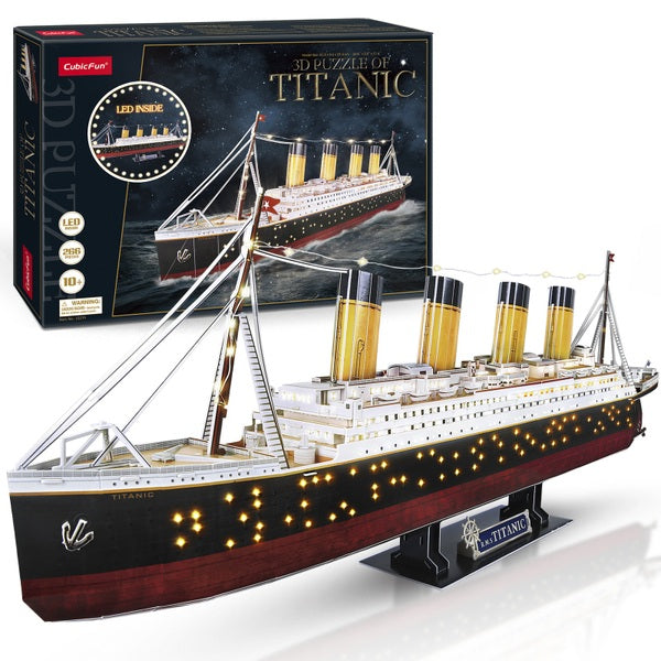 Titanic 3D Puzzle With Lights