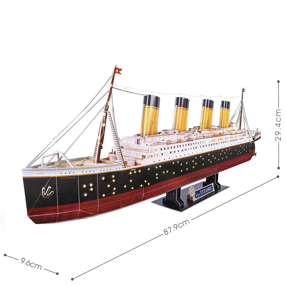 Titanic 3D Puzzle With Lights