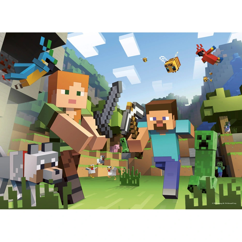 Ravensburger Minecraft 4 X 100 Piece Bumper Pack Jigsaw Puzzle