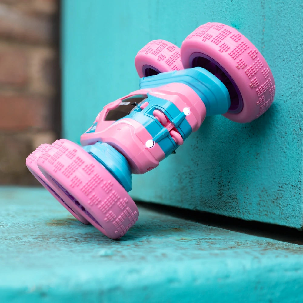 Remote Control 1.24 Spin N Stunt Car Pink