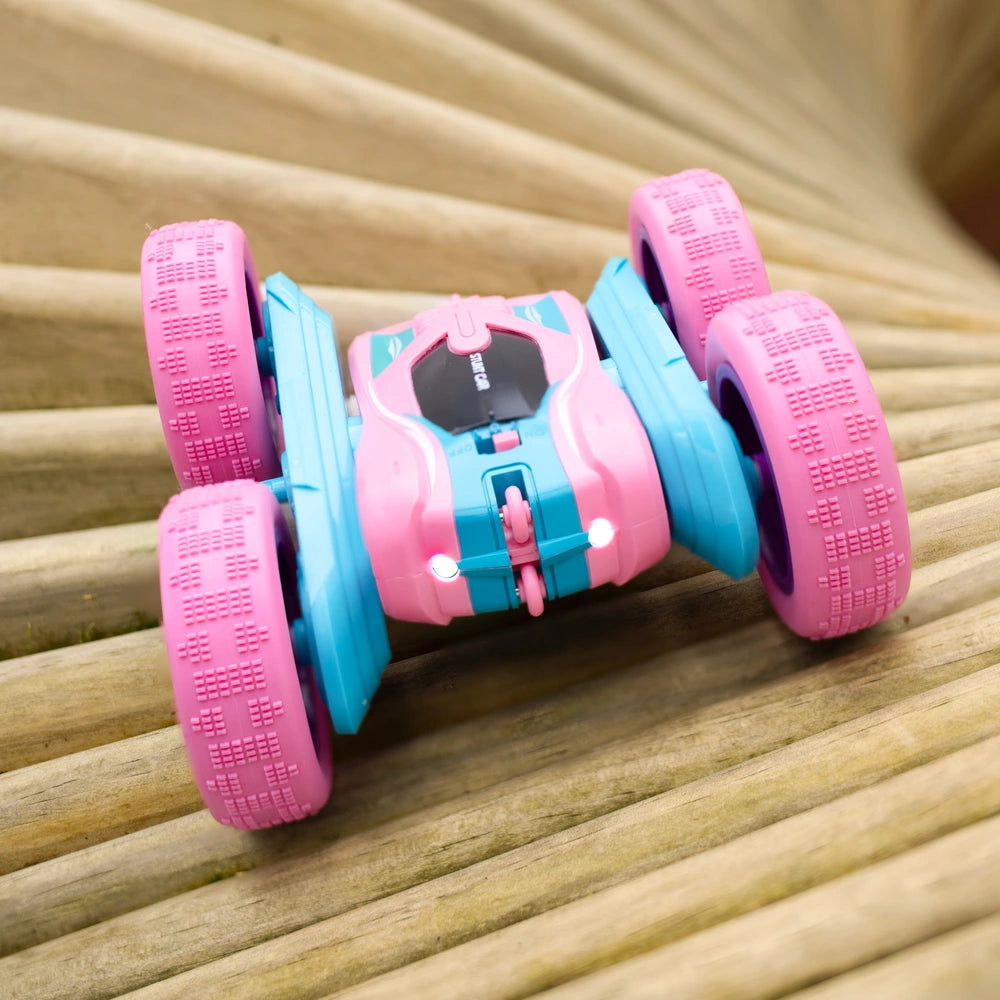 Remote Control 1.24 Spin N Stunt Car Pink