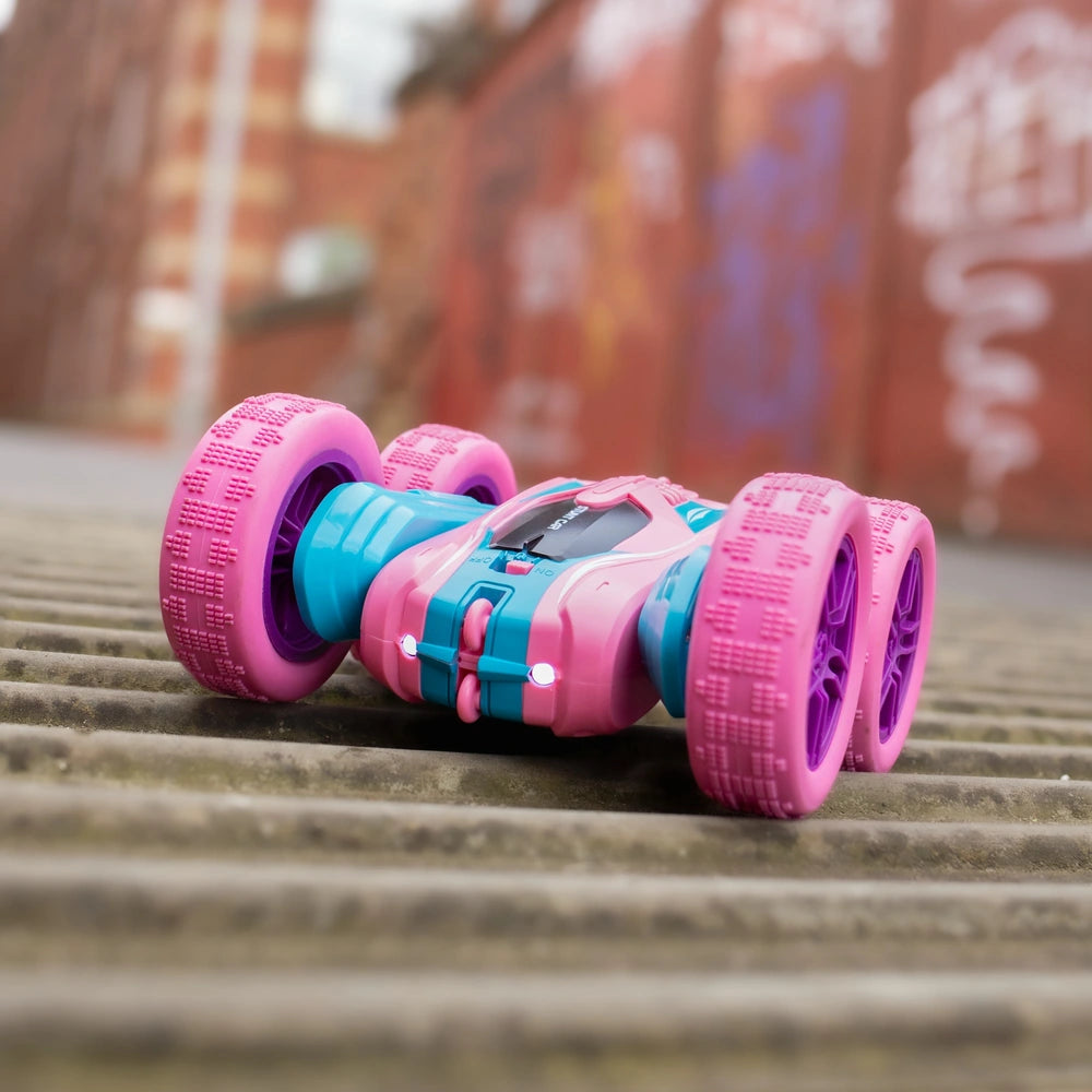 Remote Control 1.24 Spin N Stunt Car Pink
