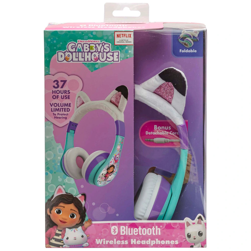 Gabby's Dollhouse Kids' Wireless Bluetooth Headphones