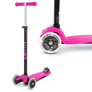 Micro Maxi Plus Led Scooter Pink