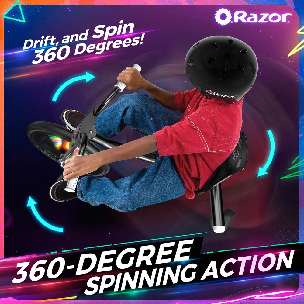 Pink Razor Rip Rider Razor Riprider 360 Lightshow Trike