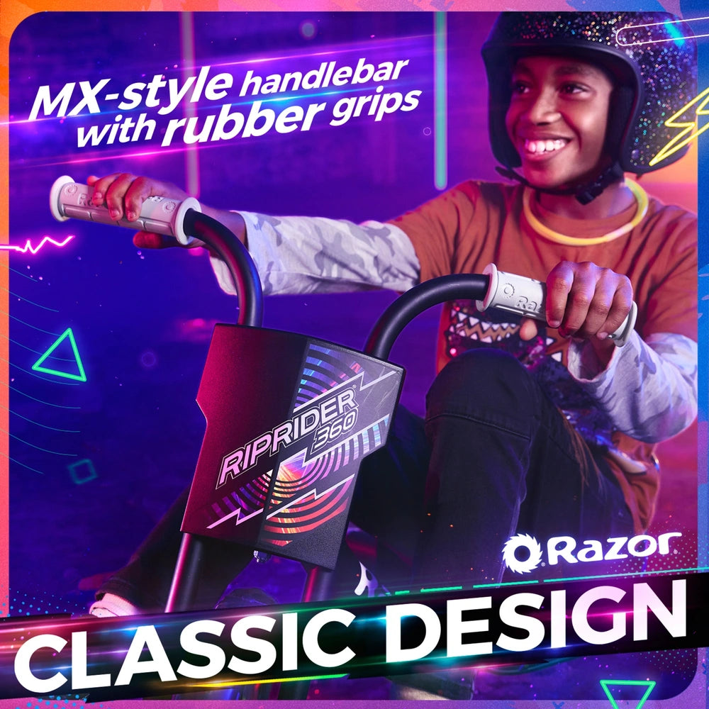 Pink Razor Rip Rider Razor Riprider 360 Lightshow Trike