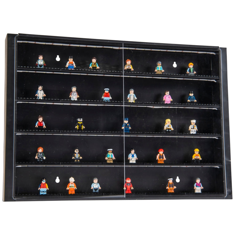 5-Level Minifigurine Display Case With Led Lights