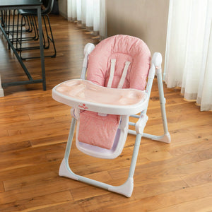Babylo Hi Lo Highchair Pink Speckle