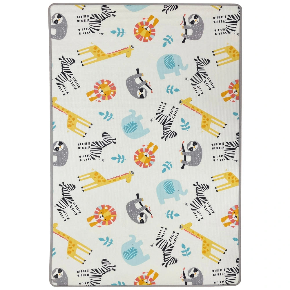 Babyzee Reversible Safari Baby Play Mat