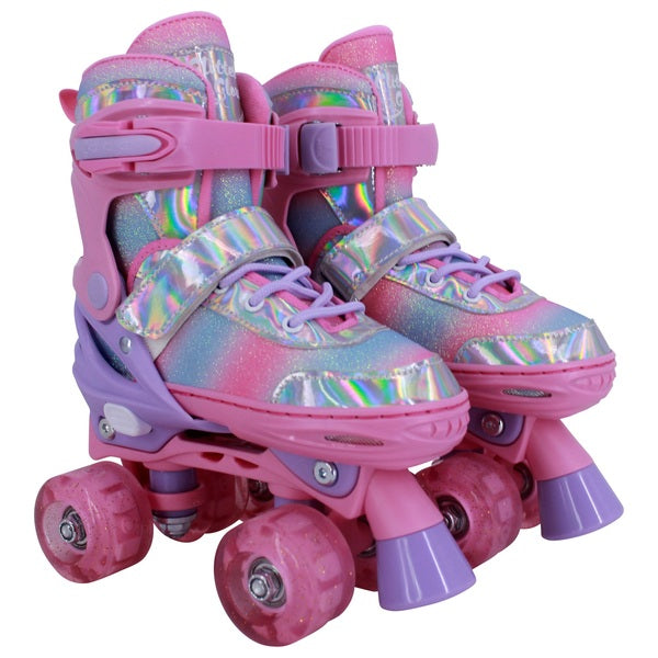 Glitter Glow Quad Skates 13-2